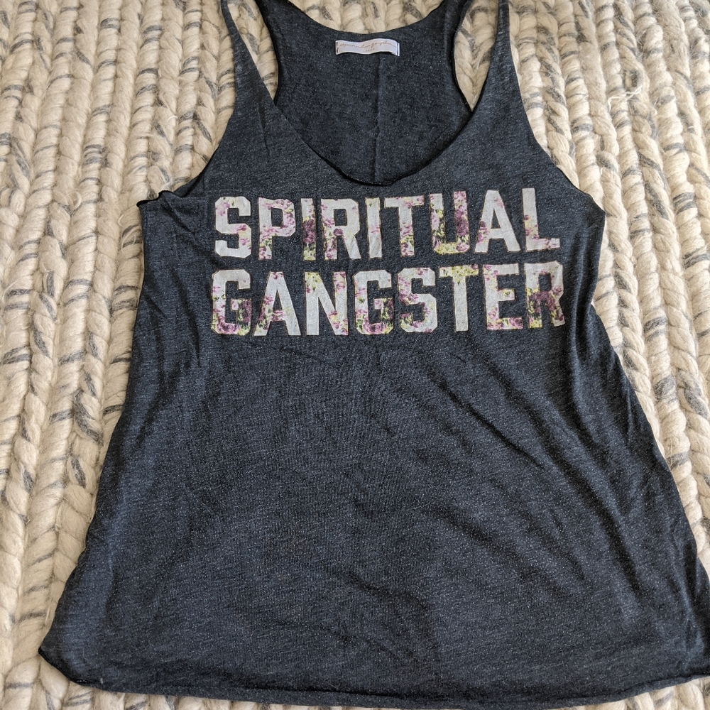 Spiritual Gangster Racerback Tank!